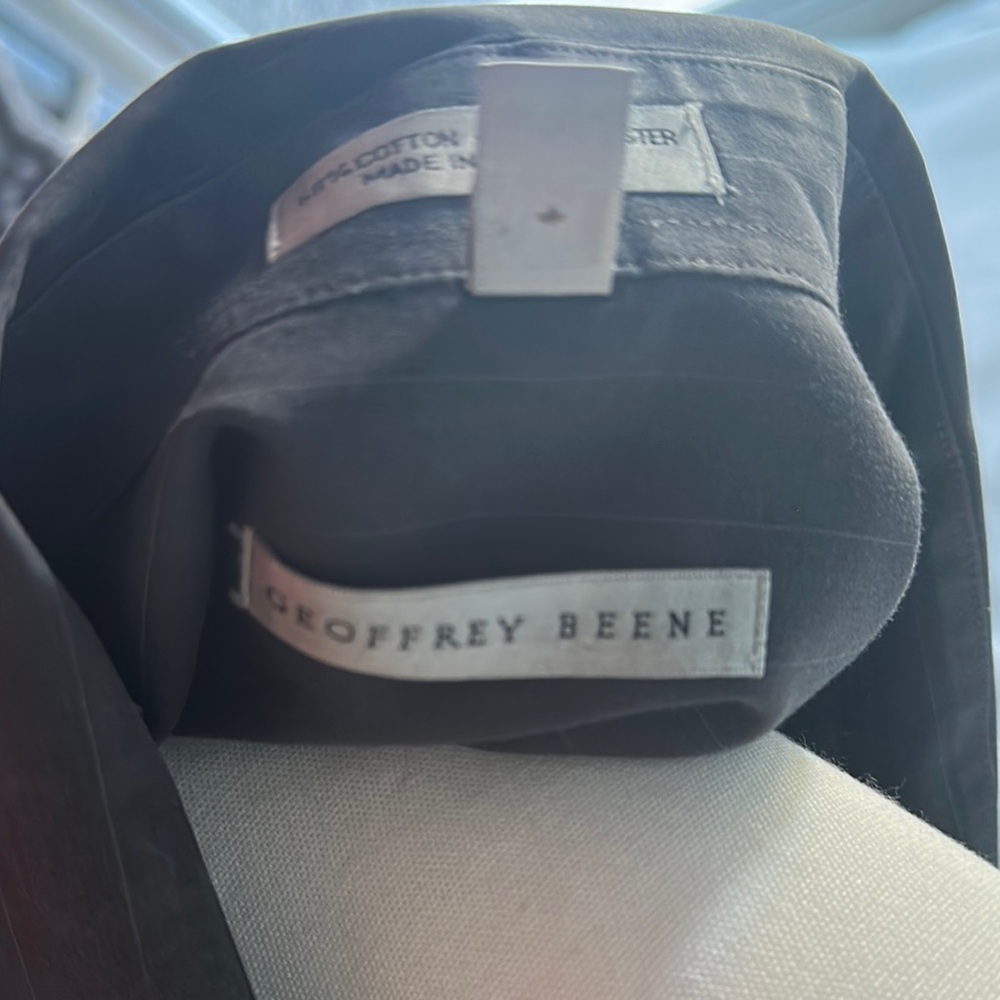Geoffrey Beene Black Dress Shirt - Picture 3 of 6